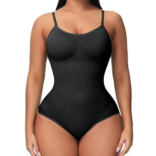 V Neck Spaghetti Strap Body Suit by LMC