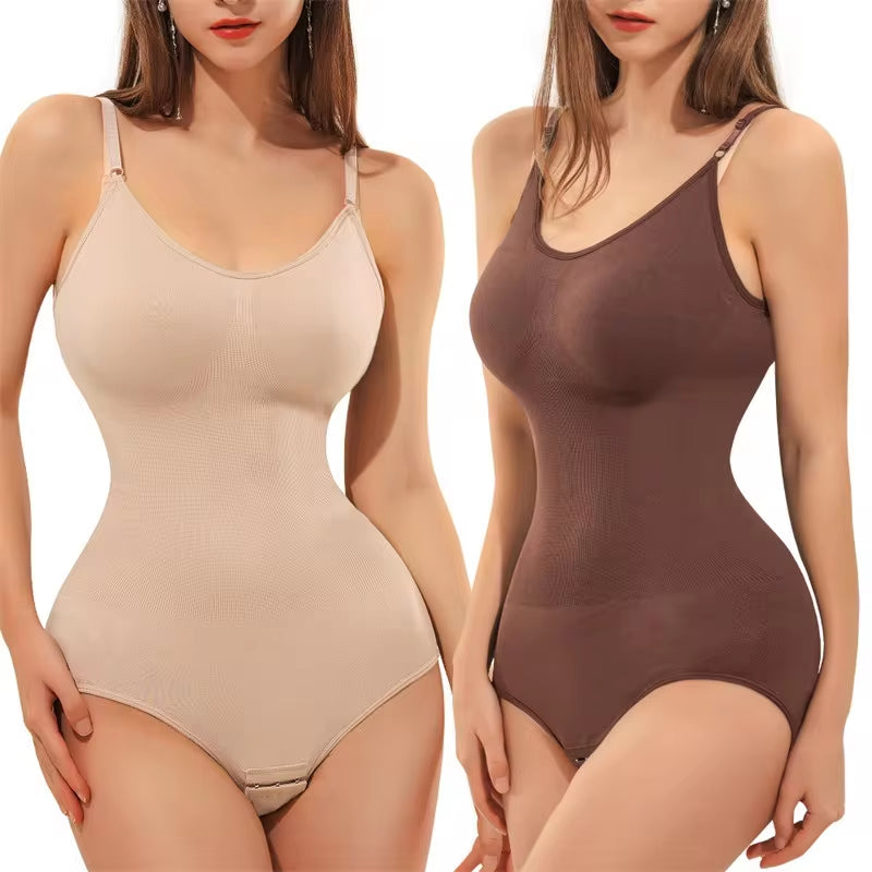 V Neck Spaghetti Strap Body Suit by LMC